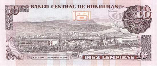 10 Lempiras 21.9.1989 p.70